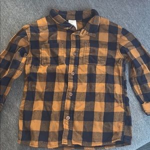 2 Plaid Toddler Button up Shirts from H&M